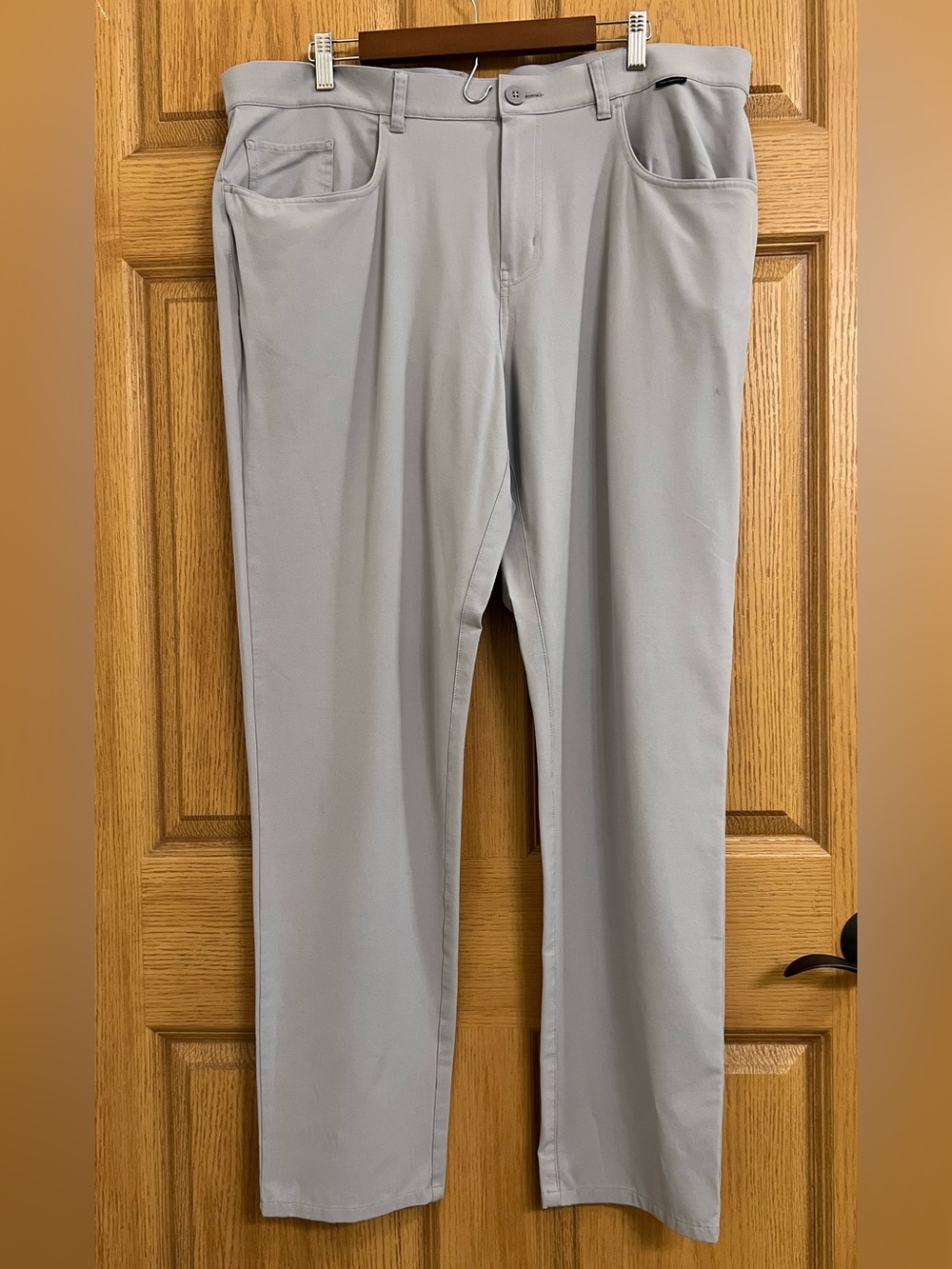 TravisMathew Open To Close Midweight Pants Heather Sleet Golf Performance Sz 38